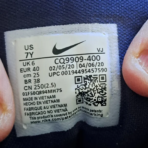 Nike Air Max 90 SE (Space Hippie Grind) 7Y, Womens 8.5 - Picture 7 of 7